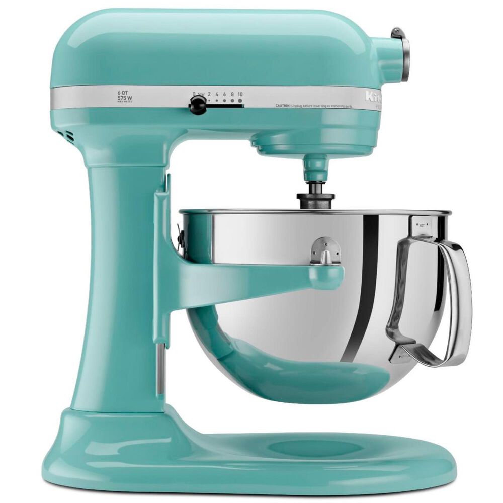 KitchenAid Pro 600 Series 6 Quart BowlLift Stand Mixer in Aqua Sky