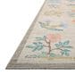 Rifle Paper Co. x Loloi Rosa Hawthorne 2" x 5" Cream Runner, , large