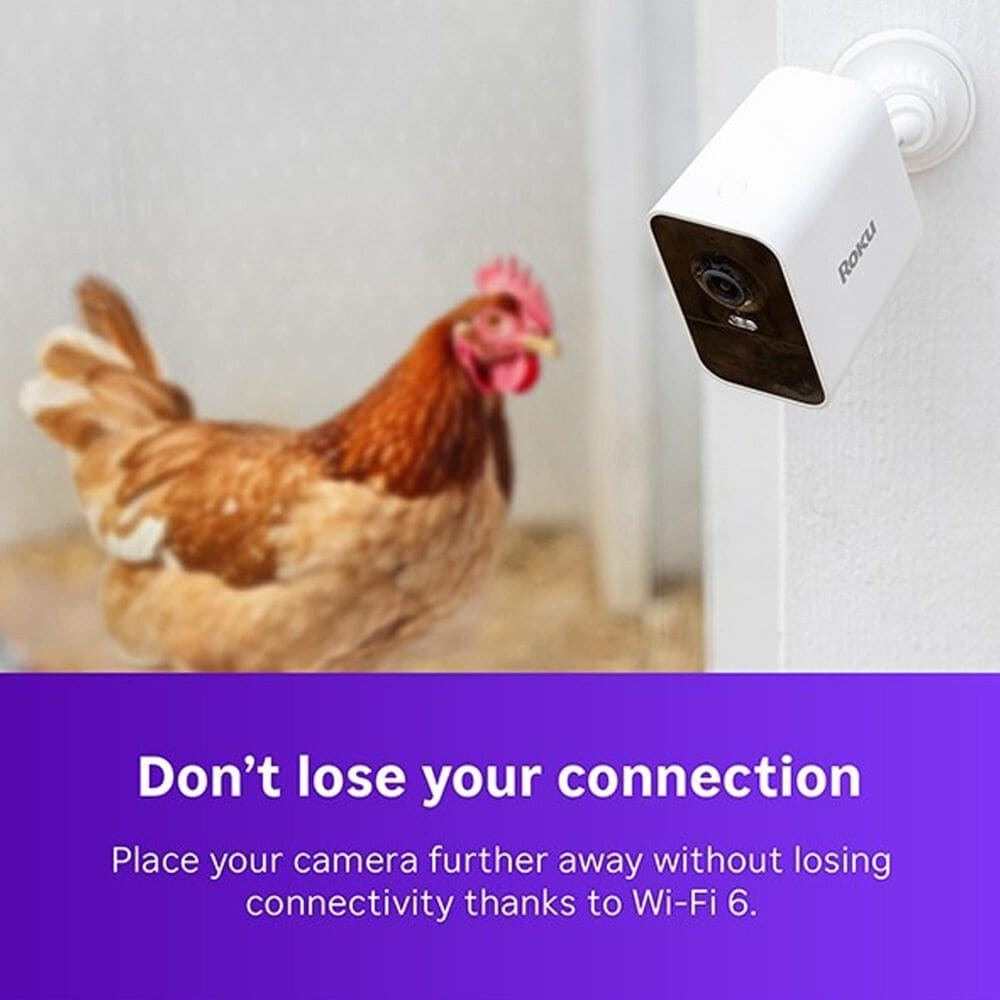 Roku Battery Camera Plus for Home Monitoring in White, , large