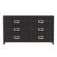 Mayberry Hill Tobias 6-Drawer Dresser Only in Black, , large