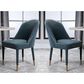 Uttermost Brie Armless Chair Set of Two in Blue, , large