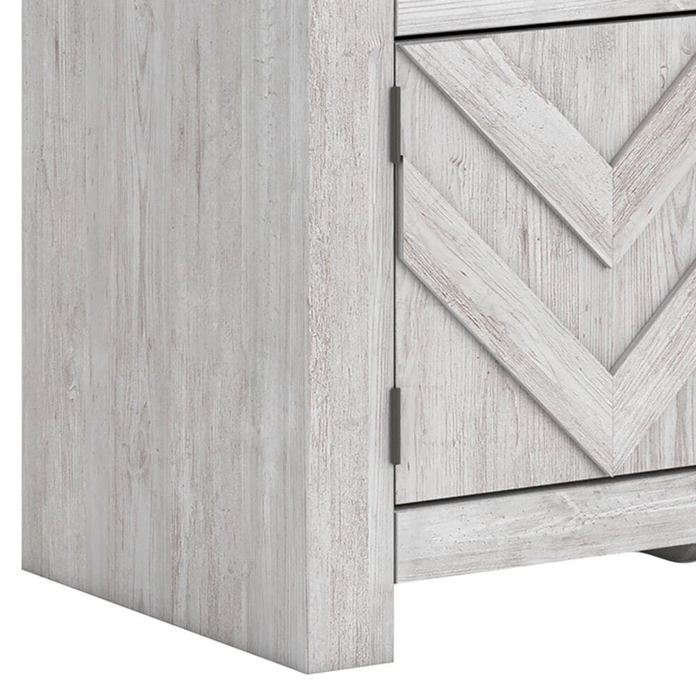 Ashley Cayboni 71" LG TV Stand in Whitewash, , large