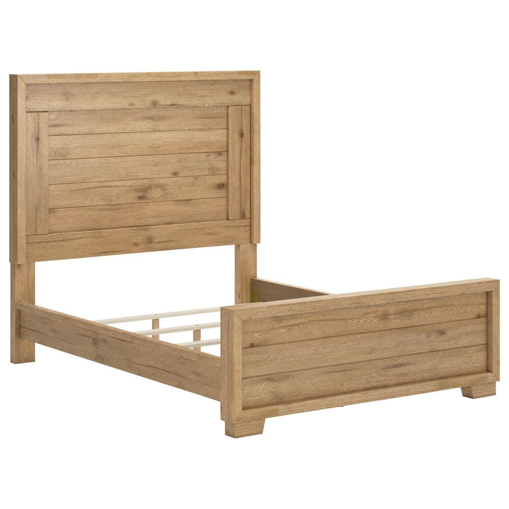 Ashley Galliden Queen Panel Bed in Light Brown, , large