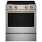 KitchenAid 5.3 Cu. Ft. Smart Slide-in Electric Range in Fingerprint Resistant Stainless Steel, , large
