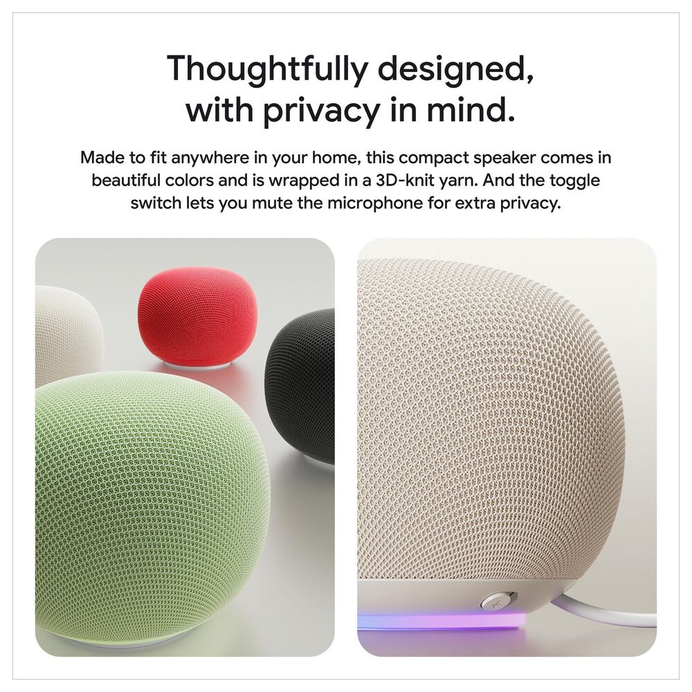Google Home Speaker with Gemini in Jade, , large