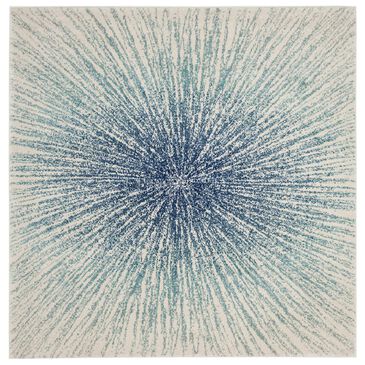 Safavieh Evoke EVK228A-5SQ 5"1" Square Royal/Ivory Area Rug, , large