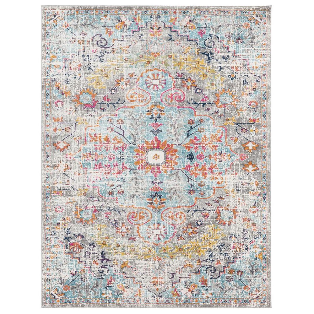 Surya Harput HAP-1063 7"10" x 10"3" Beige, Saffron and Gray Area Rug, , large