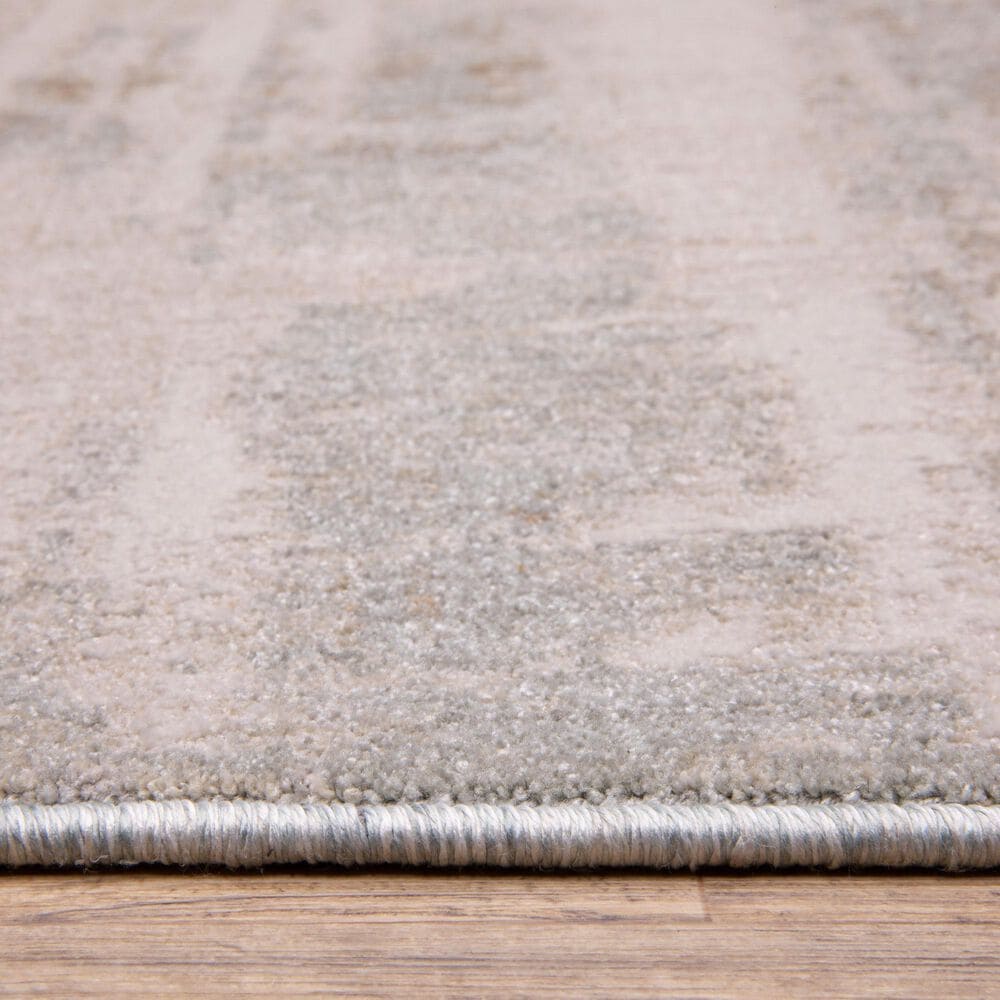 Oriental Weavers Mallory MAL07 Beige and Blue 2'3" x 7'6" Runner, , large