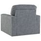 Ashley Olwenburg Swivel Accent Chair in Denim, , large