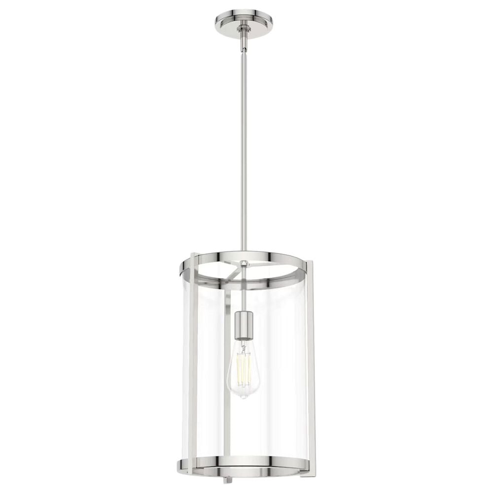 Hunter Astwood 1-Light Pendant in Polished Nickel, , large