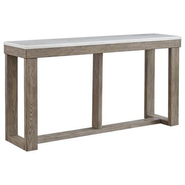 Ashley Loyaska Sofa Table in Grayish Brown and Ivory, , large