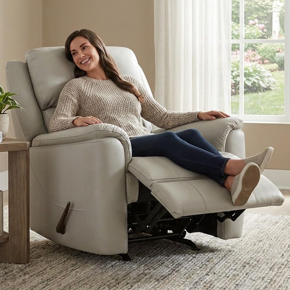 HomeStretch Homerun Manual Rocker Recliner in Cement, , large