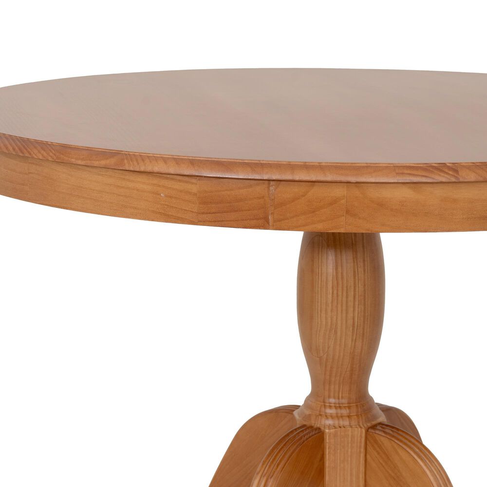Linon Home Decor Tobin Dining Table in Caramel - Table Only, , large