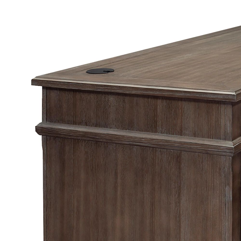 Wycliff Bay Carson L-Shaped Right Return Desk in Weathered Dove, , large