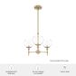 Hunter Xidane 3-Light Chandelier in Alturas Gold, , large