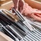 Joseph Joseph DrawerStore 2-Tier Compact Knife Organiser in Stone, , large
