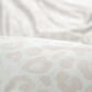 Leopard Print 3-Piece King Duvet Cover Set in Cream, , large