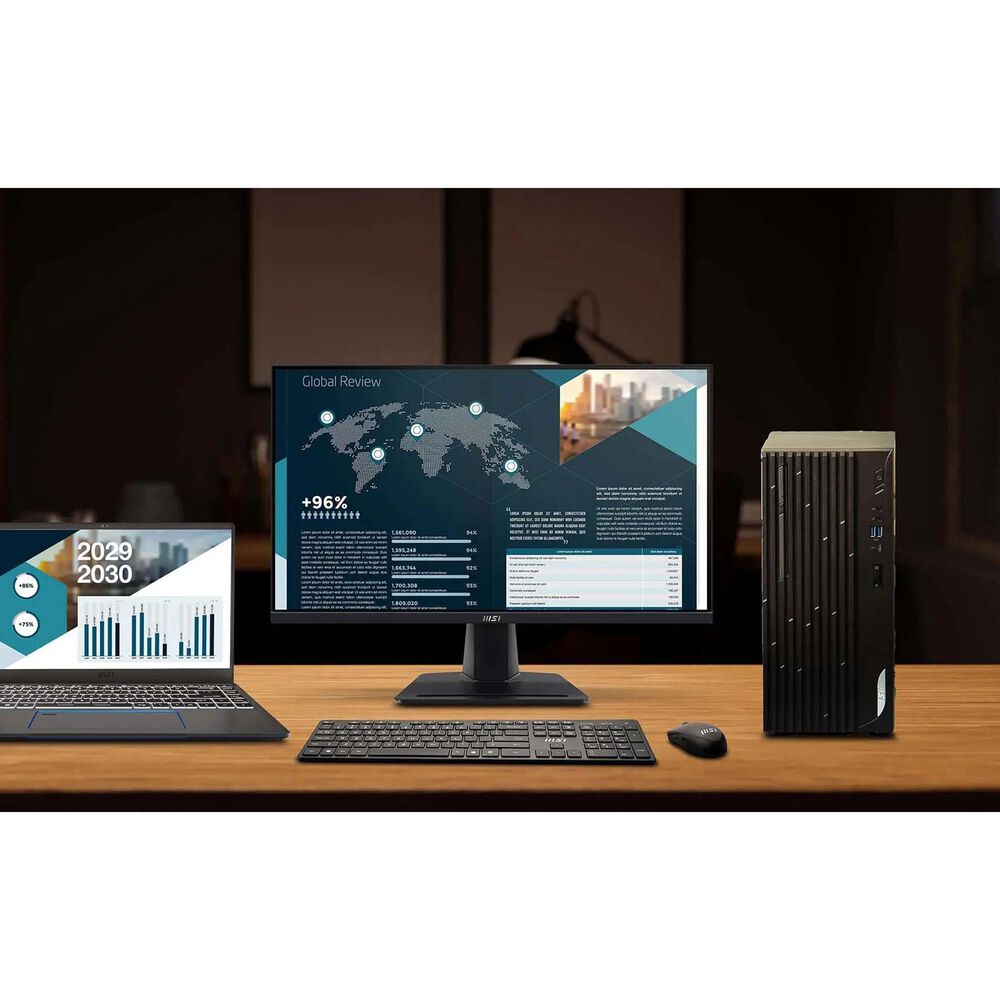 MSI 24&quot; FHD Monitor with Built-in Speakers in Black, , large