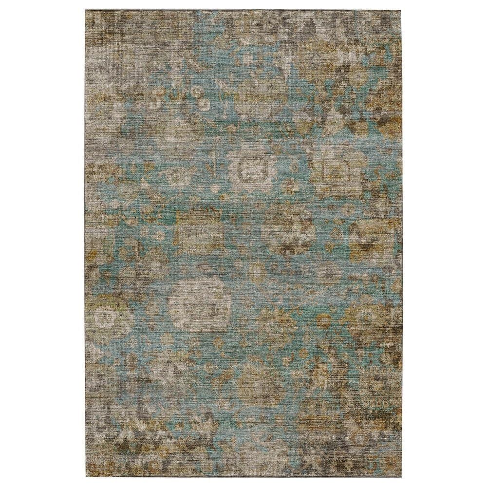 Dalyn Rug Company Aristo AR7 Teal 9" x 12" Area Rug, , large