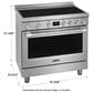 Frigidaire Professional 36" Induction Freestanding Range, , large