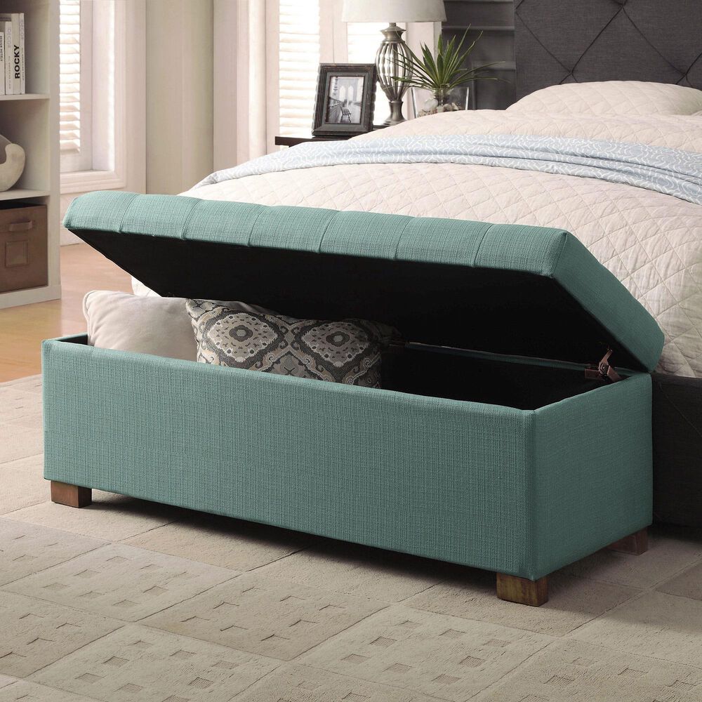 Kinfine Storage Bench in Teal, , large