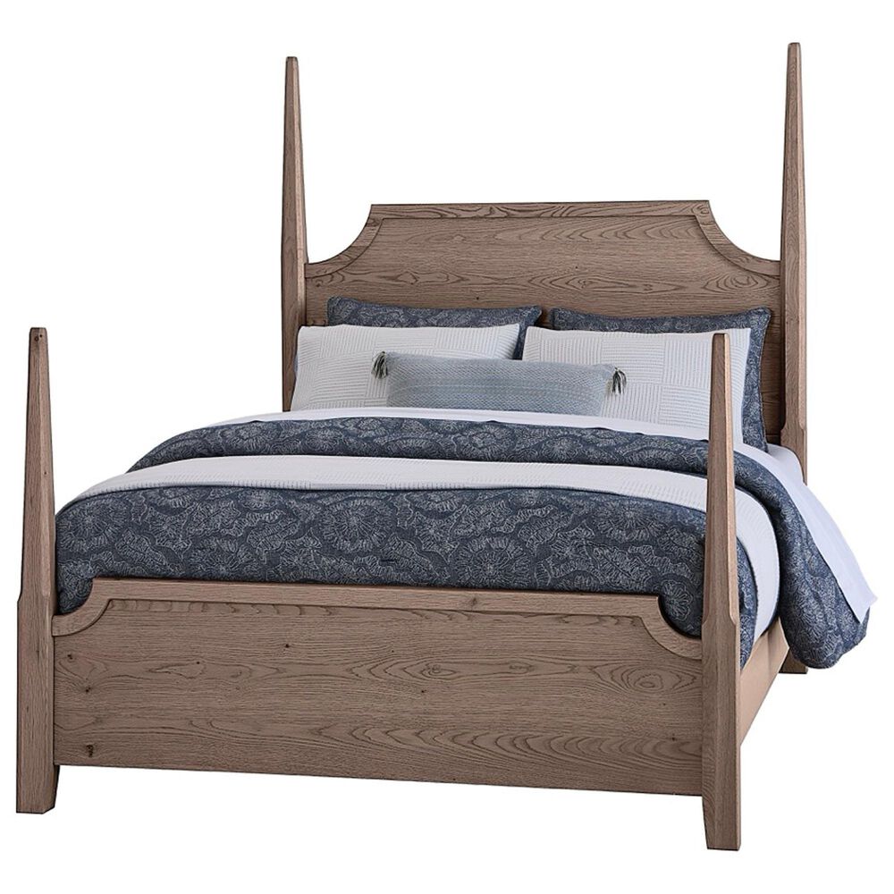 Viceray Collections Tide and Timber Queen Poster Bed in Grey Oak, , large