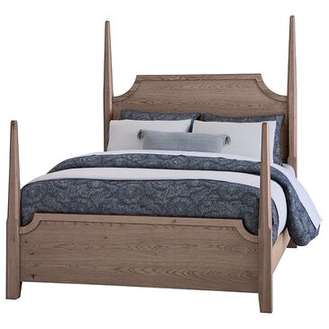Viceray Collections Tide and Timber Queen Poster Bed in Grey Oak, , large