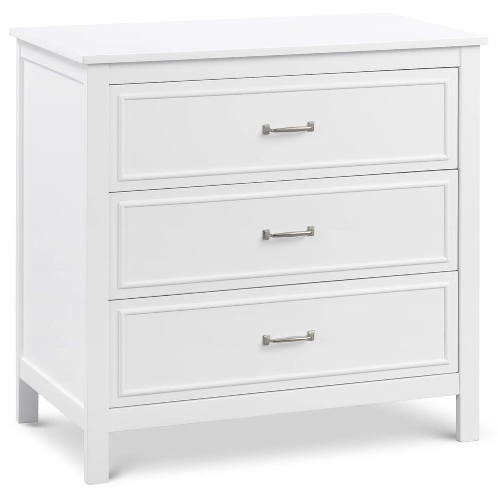 DaVinci Charlie 3 Drawer Dresser in White, , large