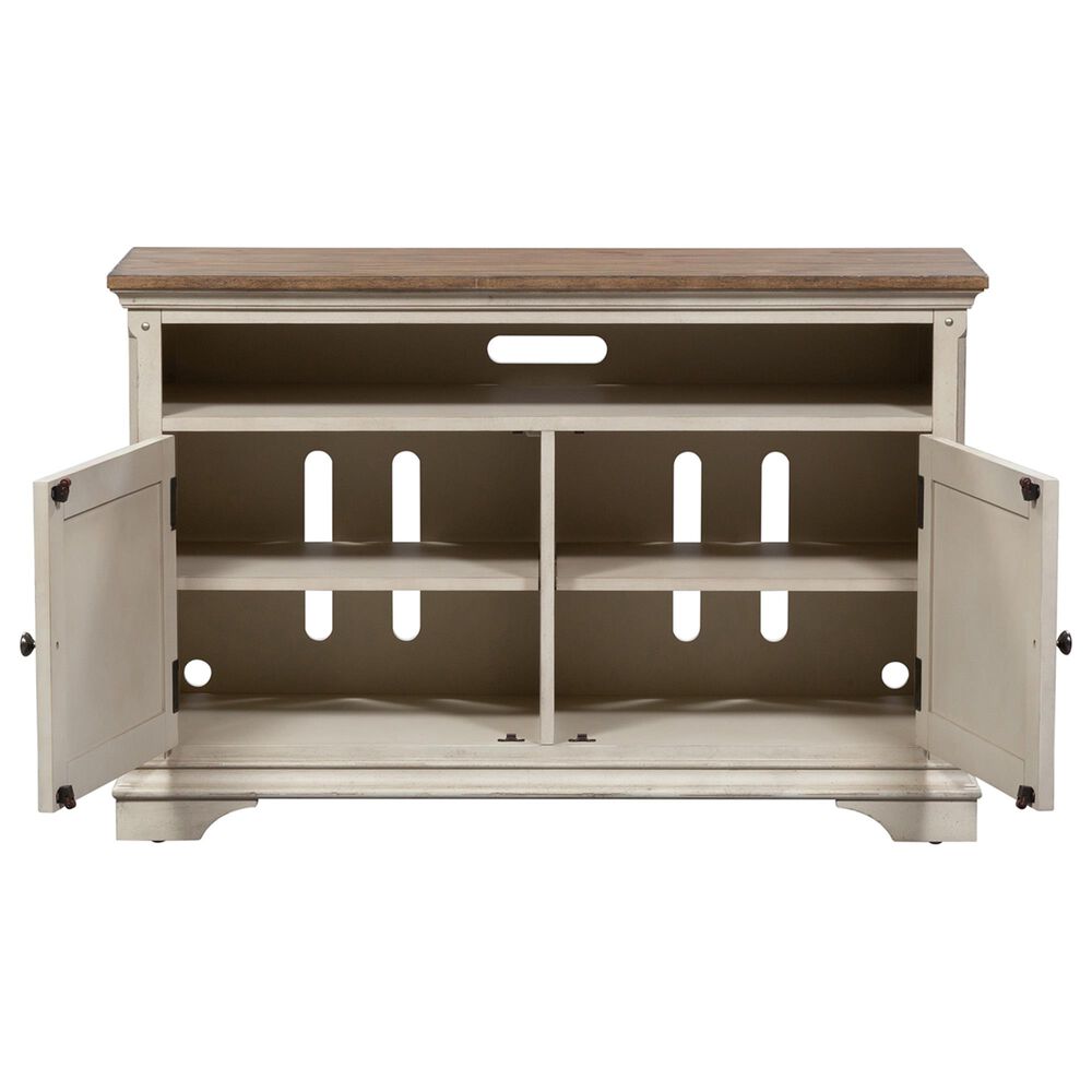 Belle Furnishings Morgan Creek 46&quot; TV Console in White, , large