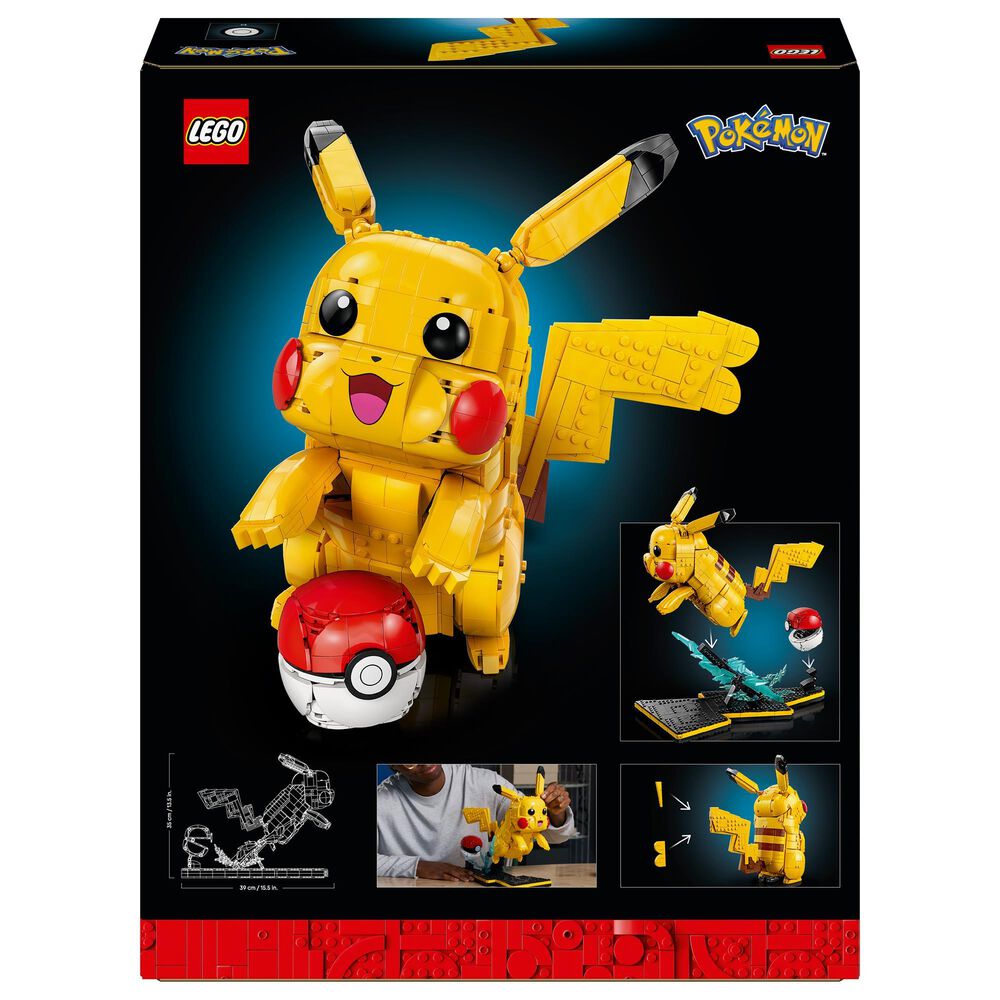 LEGO Pokemon Pikachu and Poke Ball Building Set, , large