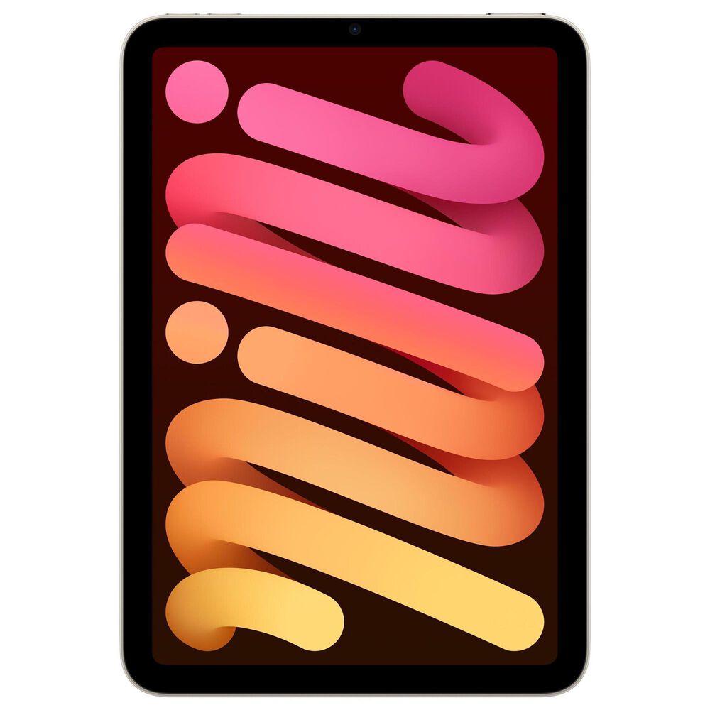 Apple iPad Mini Wi-Fi 128GB - Starlight with 2-Year AppleCare+, , large