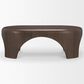 Mercana Shima Oval Coffee Table in Dark Brown, , large