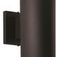 Vaxcel International Co. Ltd. Chiasso 2-Light Outdoor Wall Sconce in Textured Black, , large