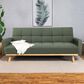 Pacific Landing Kourtney Push Back Convertible Sofa Bed in Sage Green, , large