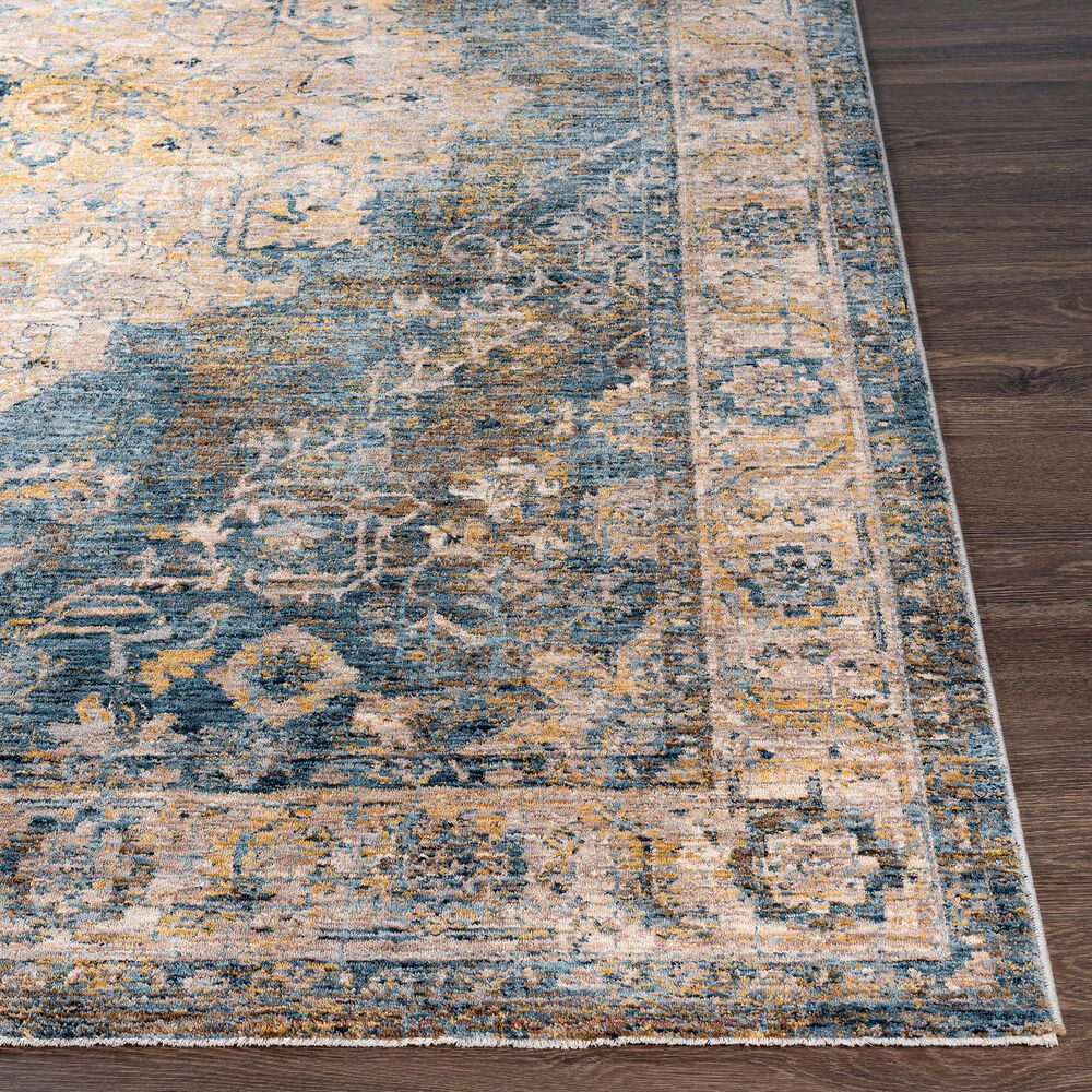 Surya Mirabel  10&#39; x 14&#39; Teal, Aqua, Mustard, Olive, Taupe, Gray and Beige Area Rug, , large