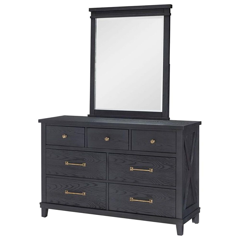 Legacy Classic Flatiron 4-Piece Full Trundle Bedroom Set in Midnight, , large