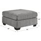 Ashley Marleton Oversized Accent Ottoman in Gray, , large