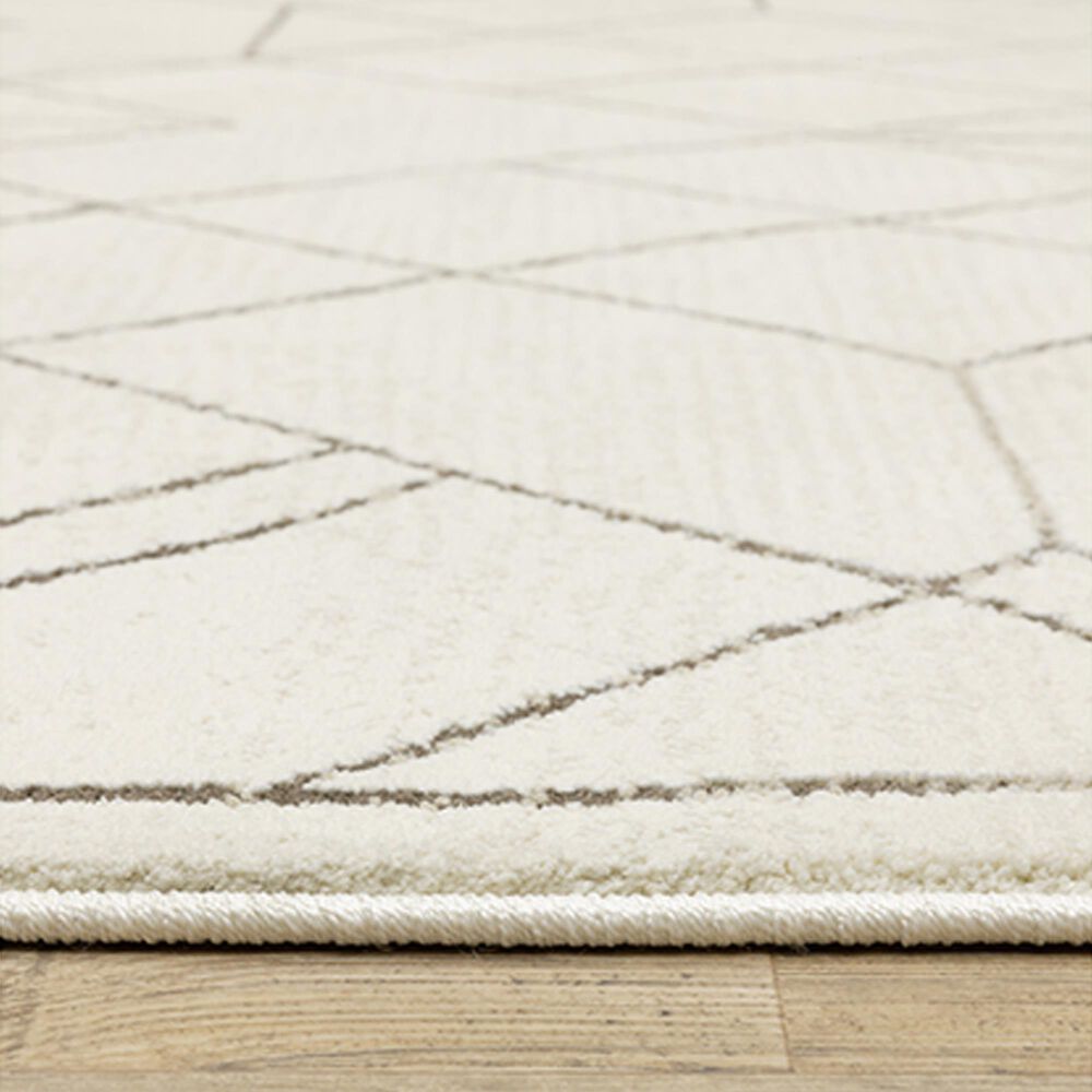 Oriental Weavers Raylan RAY06 7&#39;10&quot; x 10&#39;10&quot; Ivory Area Rug, , large