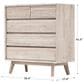 37B Gia 5 Drawer Chest in Gray Mix Distressed, , large