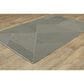 Oriental Weavers Raylan RAY08 5"3" x 7"6" Grey Area Rug, , large