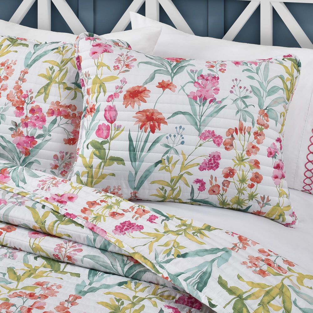 J. Queen Bold Tallulah 3-Piece King/California King Quilt Set in Pink, , large
