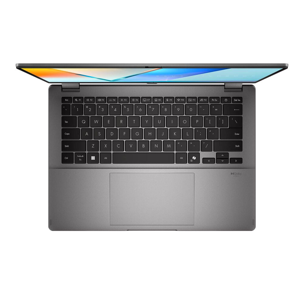 ASUS Vivobook 14 Flip Copilot+ PC 14" Touchscreen 2-In-1 Laptop | Intel Core Ultra 9 386H - 32GB RAM - Intel Graphics - 1TB SSD in Matte Gray, , large