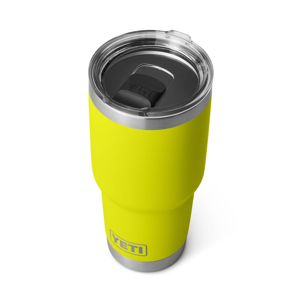 YETI Rambler 30 oz Tumbler with Magslider in Firefly Yellow, , large