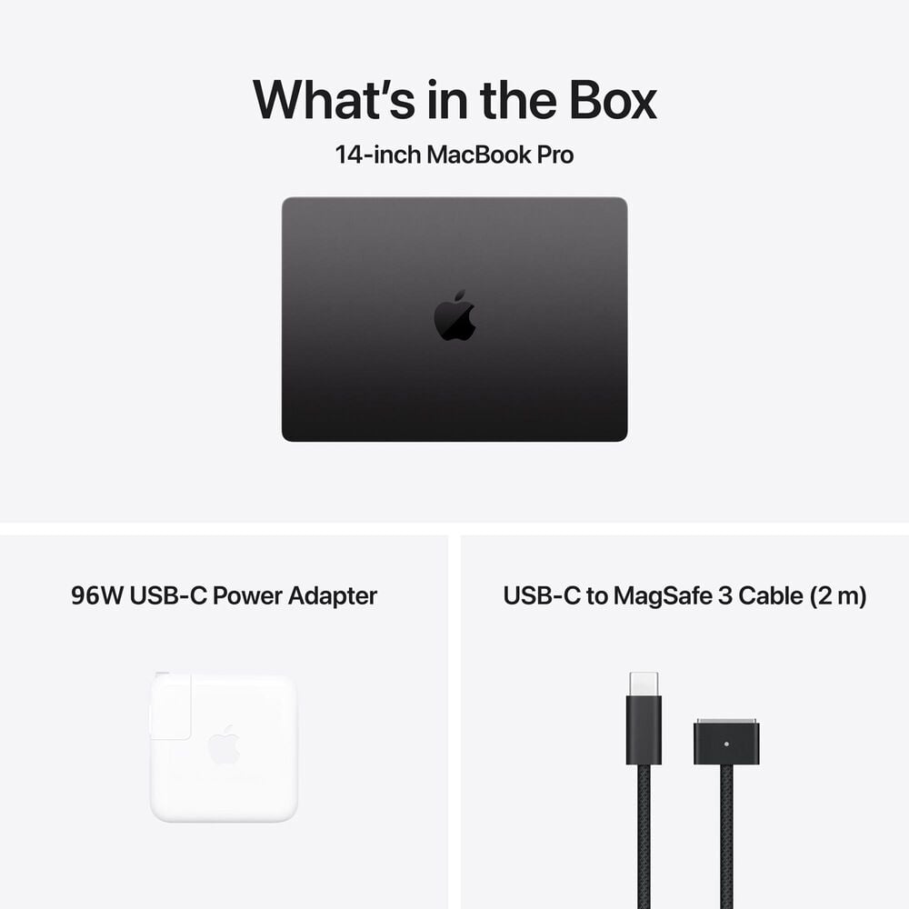 Apple MacBook Pro 14-inch Laptop M5 Pro chip - 18 Core CPU - 20 Core GPU - 48GB Memory - 1TB SSD - Space Black - 3-Year Applecare+ (Latest Model), , large
