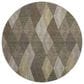 Dalyn Rug Company The Reserve TR11 Brown 8" Round Indoor/Outdoor Area Rug, , large