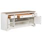 Liberty Magnolia Manor Entertainment Center in White with Antique Finish, , large