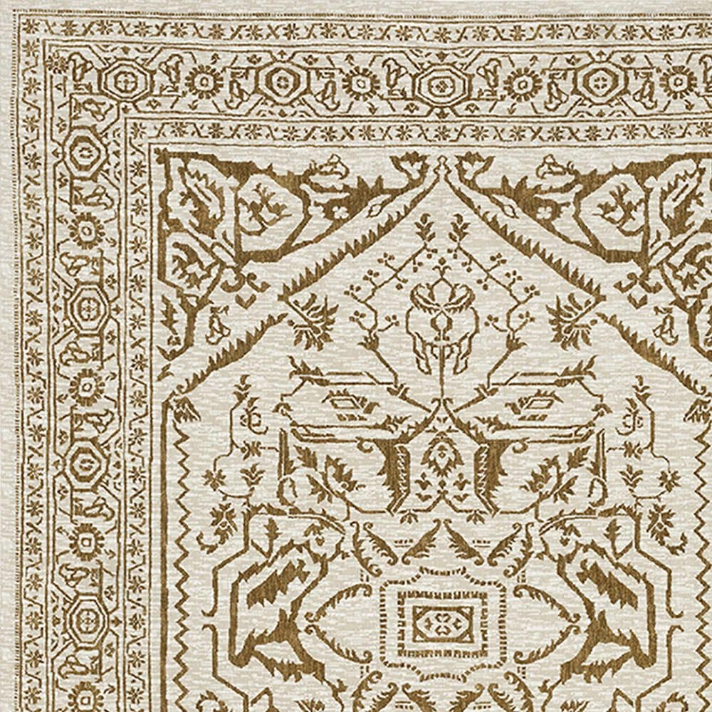 Oriental Weavers Intrigue INT03 5&#39;3&quot; x 7&#39;6&quot; Ivory Area Rug, , large