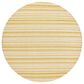 Surya Eagean EAG-2424 Mustard and Ivory 5"3" Round Indoor/Outdoor Area Rug, , large