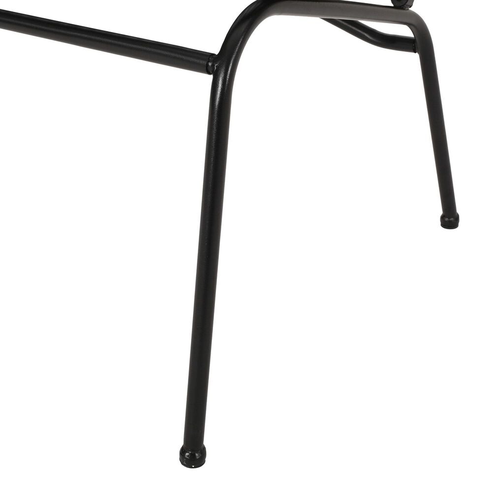 Hearth and Haven Condessa Outdoor Loveseat in Black, , large