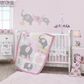 Lambs and Ivy Eloise Musical Mobile in Pink and Gray, , large